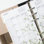 monthly calendar